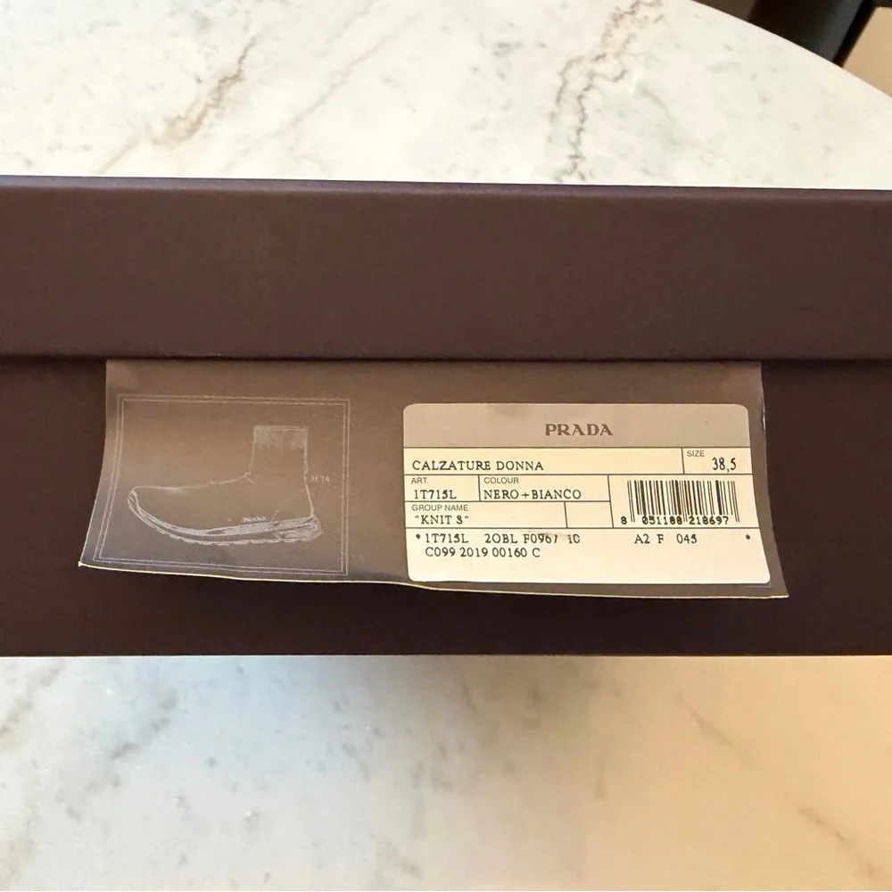 Prada high-top sock sneakers - Picture 2 of 10